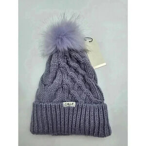 Calia by Carrie Underwood Women's Lilly Cable Knit Pom Beanie NWT